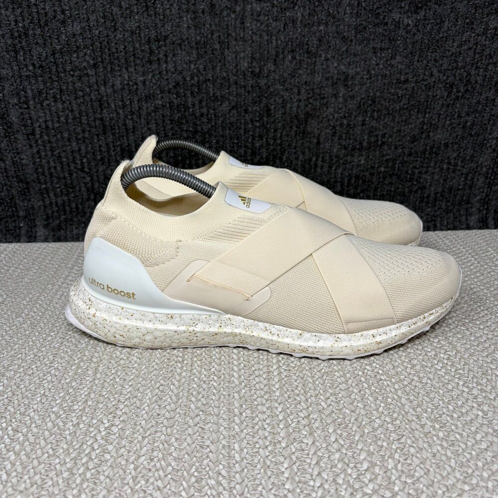 Adidas UltraBoost 5.0 DNA Cream White Gold Running Shoes Women’s 9.5 GZ3155